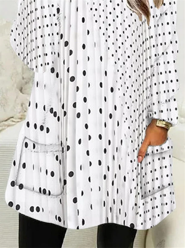 Women Half Sleeve V-neck Solid Color Dress