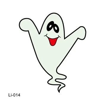 Sdrawing Glowing Tattoo Stickers Children's Glowing Toy Spider Pumpkin ghost Face Simulation Cartoon Luminous Tattoo Stickers