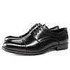 Classic Mens Black Derby Dress Shoes Business