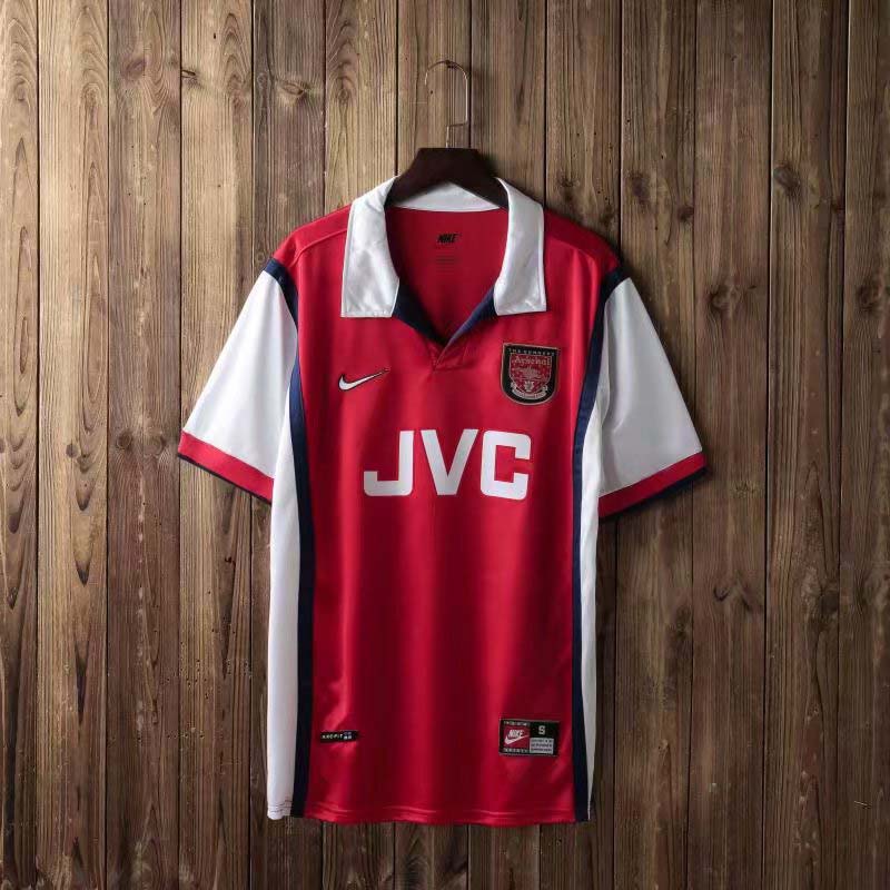 1998-1999 Retro Arsenal Home Football Shirt 1:1 Thai Quality- Maxi Kit