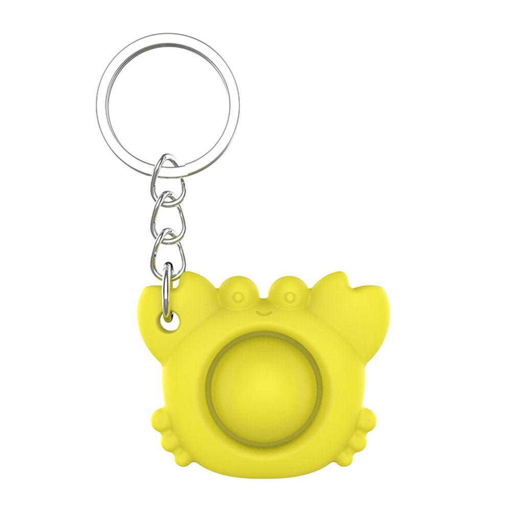 

Crab Keychain - Pop It Fidget Toy, Yellow, 501 Original