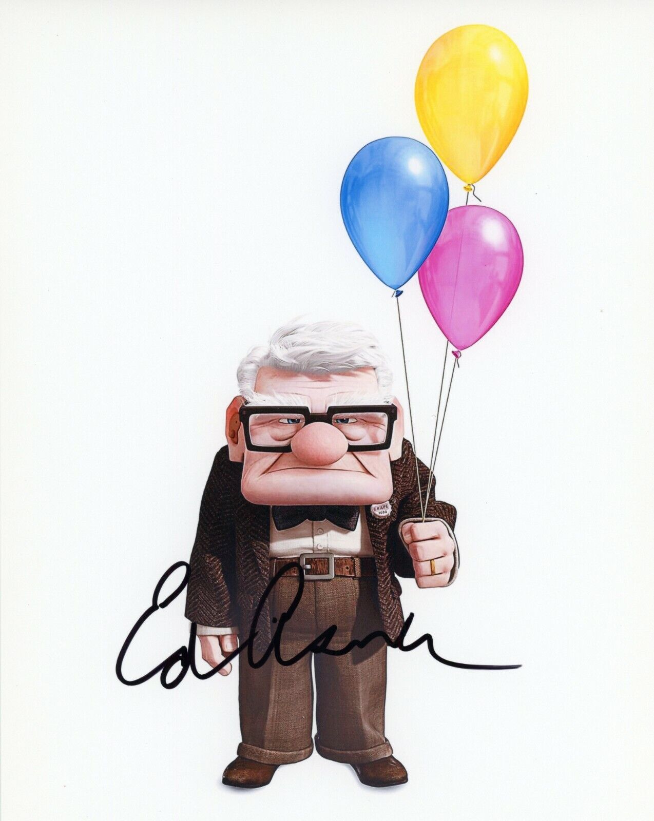 ED ASNER Authentic Hand-Signed CARL FREDRICKSEN - UP