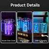 Imitation Nixie tube RGB Creative Clock 16 Million Colors, LED Light Gaming Computer Desktop Technology Ornaments Electronic DIY Digital Creativity
