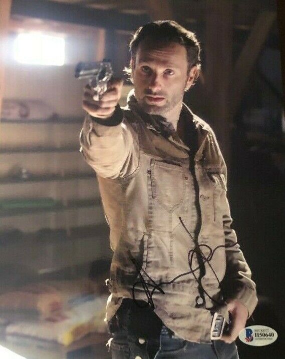 Andrew Lincoln signed autographed 8x10 Photo Poster painting Walking Dead BECKETT COA