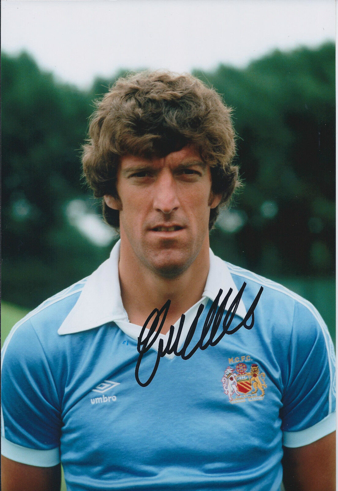 Tommy BOOTH Signed Autograph 12x8 Photo Poster painting AFTAL COA Manchester City ENGLAND Cap