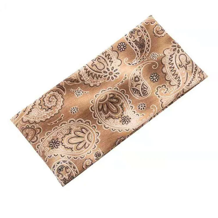 Sdrawing Sdrawing Lady With New Fashion Printing Yoga Movement Wide-Boubred Headscarf In 2023 Summer