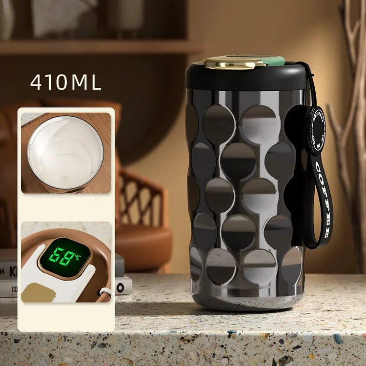 Large Capacity Temperature Display Coffee Cup
