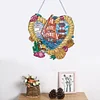 Diamond Painting Love Sailboat Hanging Pendant for Home Wall Decor