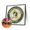 Fußball Green Bay Packers - Runde Bohrer Diamantmalerei - 30 * 30cm