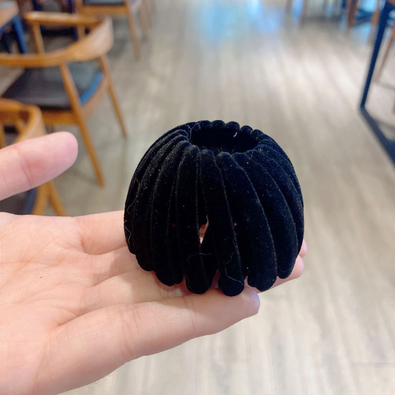 Birds Nest Magic Hair Clip, Velvet Hair Claw Clip For Women, Hair Holder Birds Nest Magic Hair Clip, Lazy Bird's Nest Plate Hairpin For Thin Hair