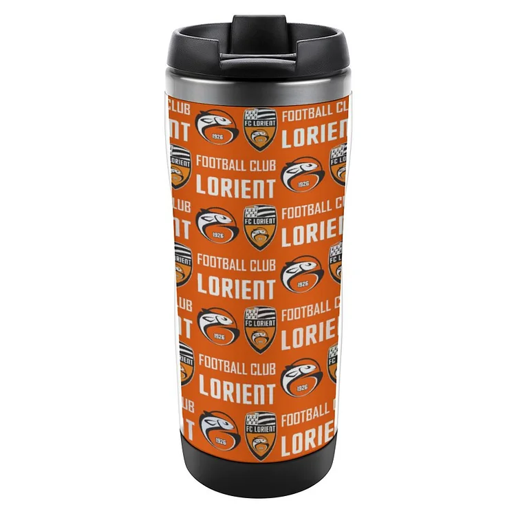 FC Lorient Tasse À Café En Acier Inoxydable Tasse Isolante Travel Mug Avec Couvercle