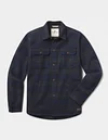 Brightside Flannel Lined Workwear Jacket in Navy Plaid