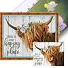 Alpine Yak - 11CT Stamped Cross Stitch - 50*40cm
