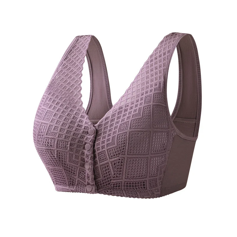 Wireless Front Button Bra
