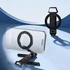 For Magsafe Foldable Magnetic Phone Holder 360 Rotation Cell Phone Stand with 1/4in Threads & Hook for iPhone 17 16 15 14 13 12 Pro Max