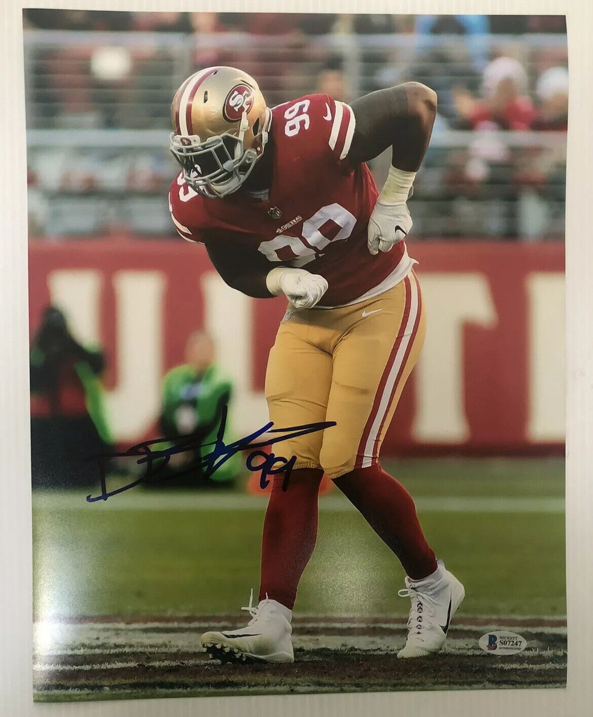 Deforest Buckner Signed Autographed 11x14 Photo Poster painting San Francisco 49ers BECKETT COA