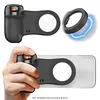 Magnetic Handheld Phone Selfie Stick BT Portable Photography Selfie Phone Grip Phone Holder Shooting Aid Compatible for iPhone for Magsafe & Android
