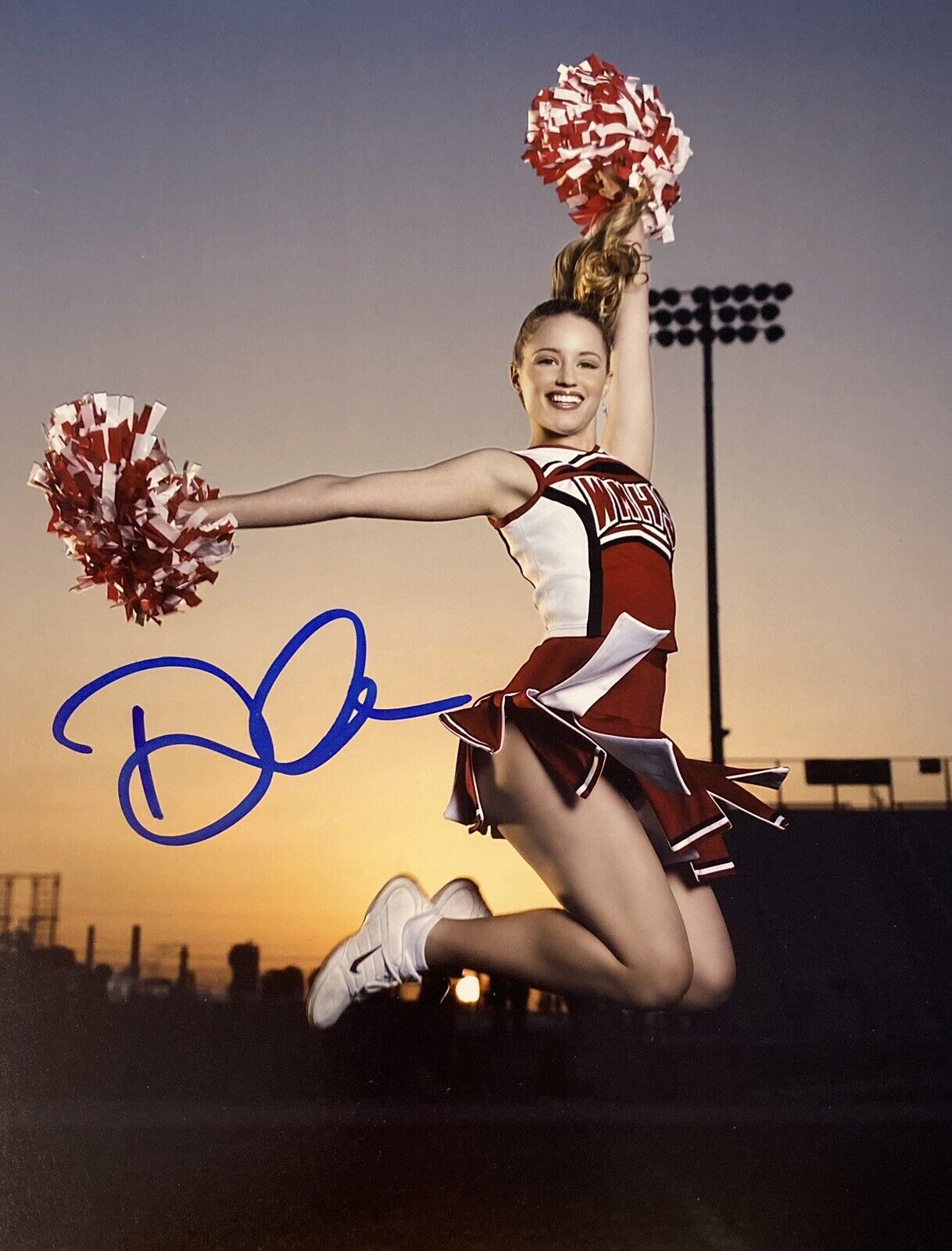 Dianna Agron Signed Autographed 8x10 Color Photo Poster painting Glee