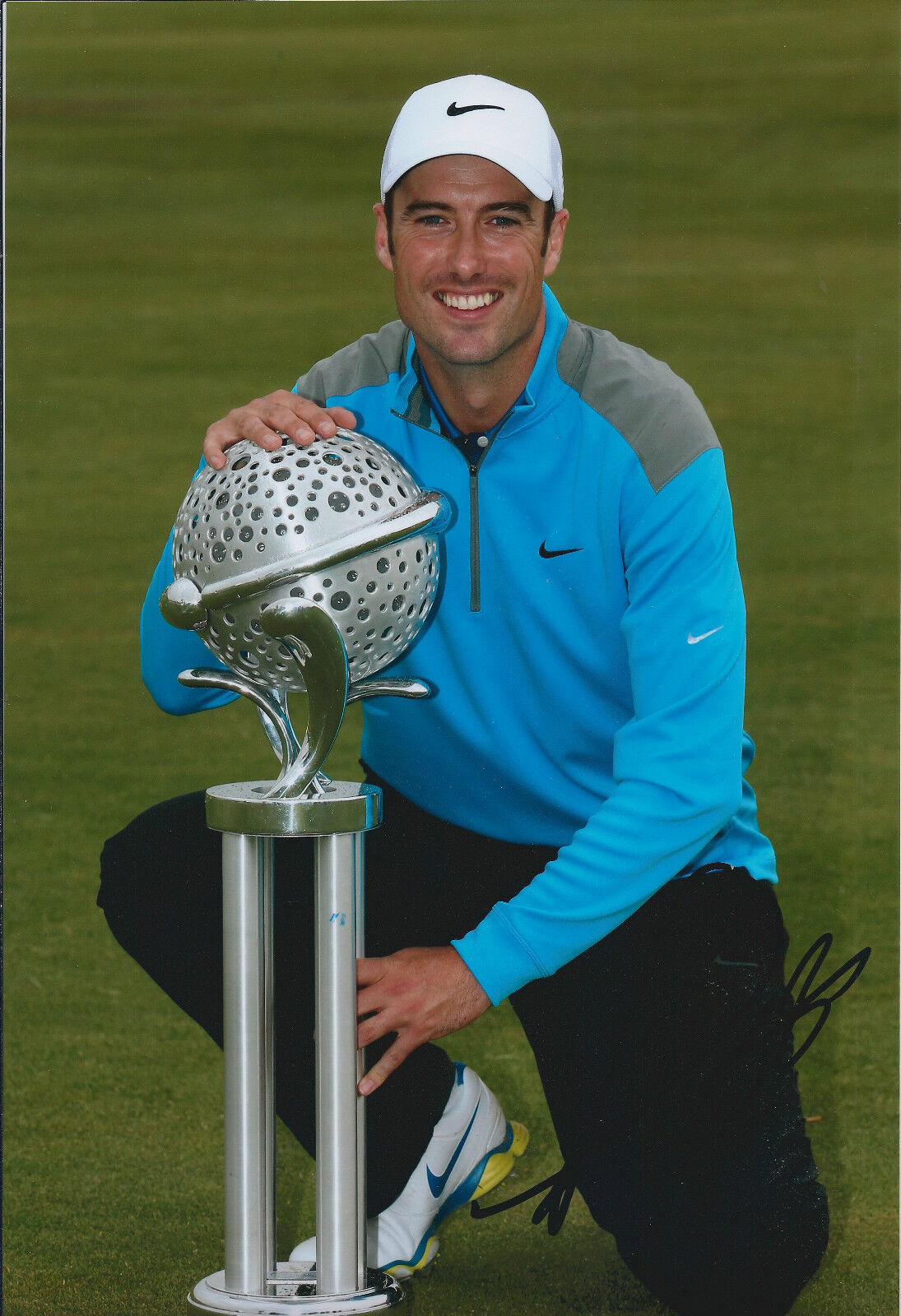 Ross FISHER SIGNED12x8 Photo Poster painting AFTAL COA Autograph TSHWANE Open Winner GOLF