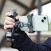 Mobile Phone Photography Handle Auxiliary Shooting Equipment Accessories Travel VLOG Selfie Video Expandable Fill Light With Microphone Suitable For IPHONE, Samsung And Other Models