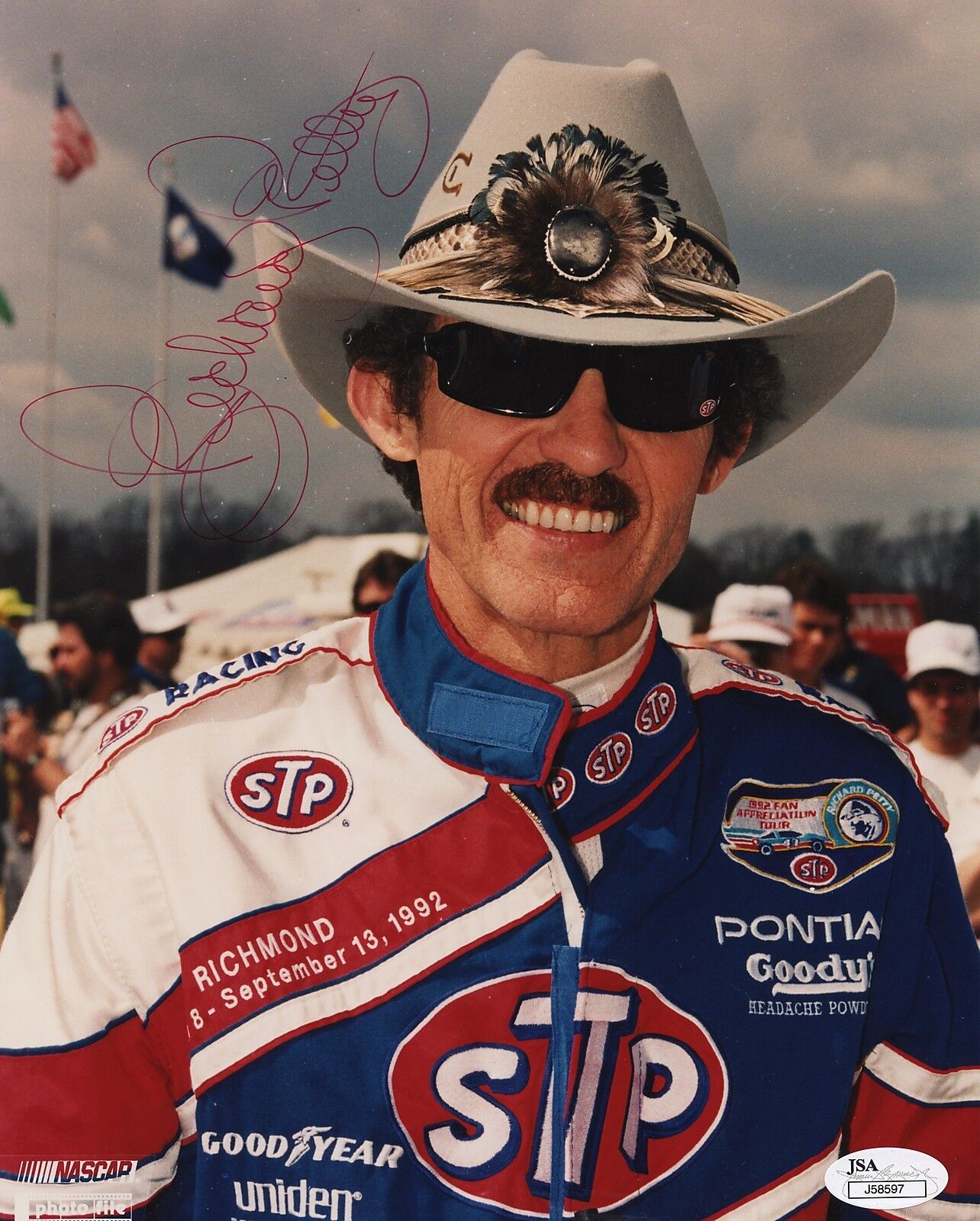 Richard Petty 8x10 Signed/Autograph/Auto JSA Authenticated