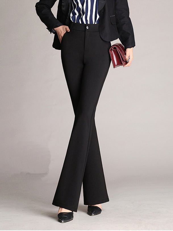 Women's Casual Straight Flared Pants