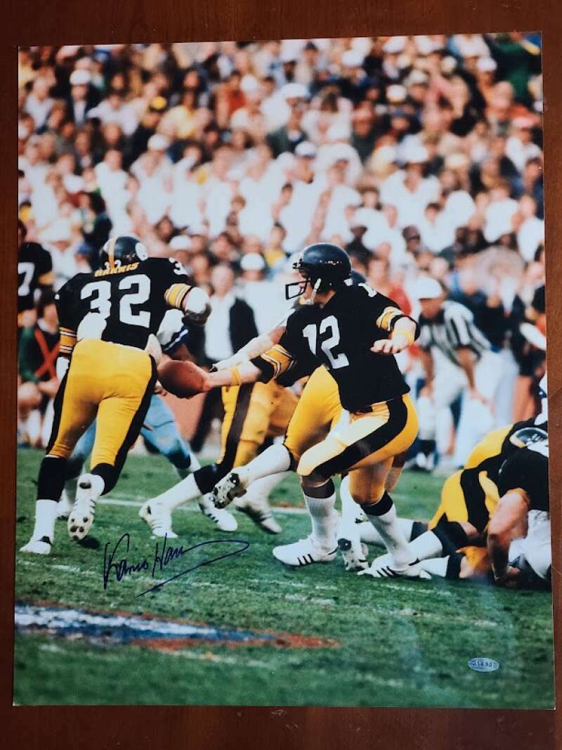 Franco Harris JSA Signed Coa 16x20 Autograph Photo Poster painting Steelers