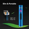  Portable Mini USB Electric Lighter, Windproof Flameless Lighters, Rechargeable Lighter,Plasma Lighter for Candle with LED Power Indicator