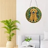 Diamond Painting Dog Pendant for Home Garden