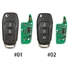 Keyless Entry Remote Flip Key Fob Replacement Compatible for Ford Mondeo Escort