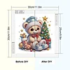 Diamond Painting-DIY Crystal Rhinestone Christmas Bear