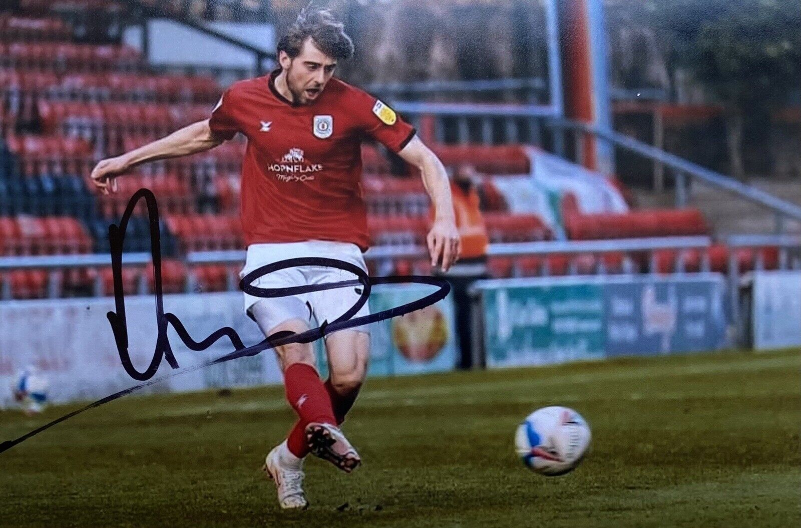 Antony Evans Genuine Hand Signed Crewe Alexandra 6X4 Photo Poster painting