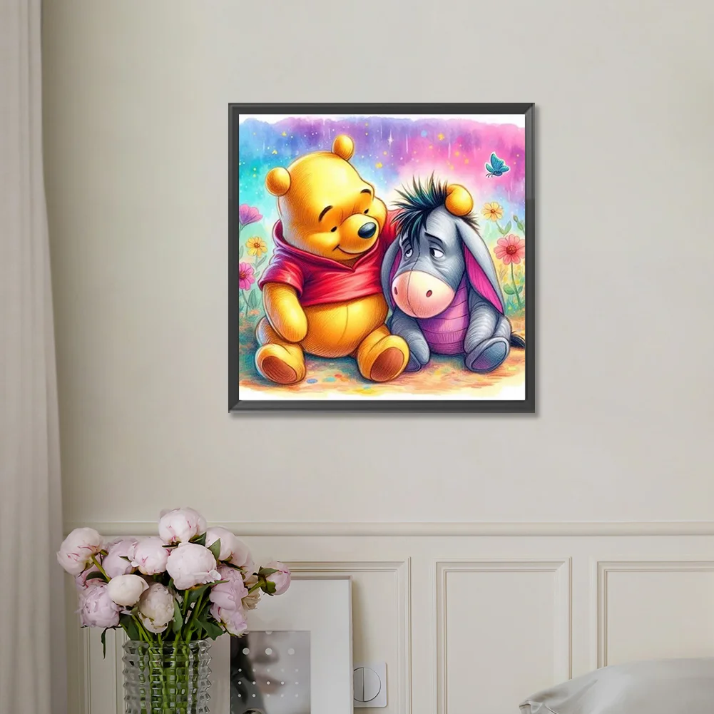 Diamond Painting - Full Round Drill - Winnie the Pooh(Canvas|30*30cm)