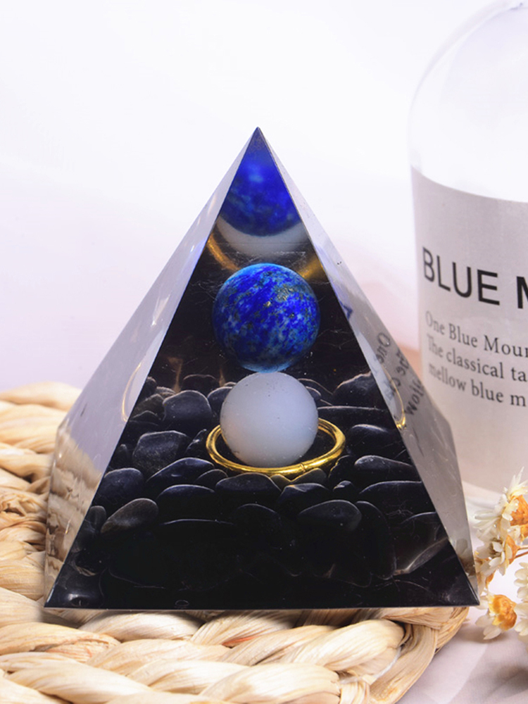 

Energy Generator Orgone Pyramid Crystal Meditation Yoga Spiritual Art Stone, 501 Original