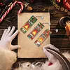 uk.everydayedeals 3Pcs DIY Diamond Painting Letter Christmas Fireplace Tassel Book Marks Craft