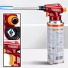 Butane Torch Head Charcoal & Campfire Torch Lighter Reverse Use for BBQ Camping