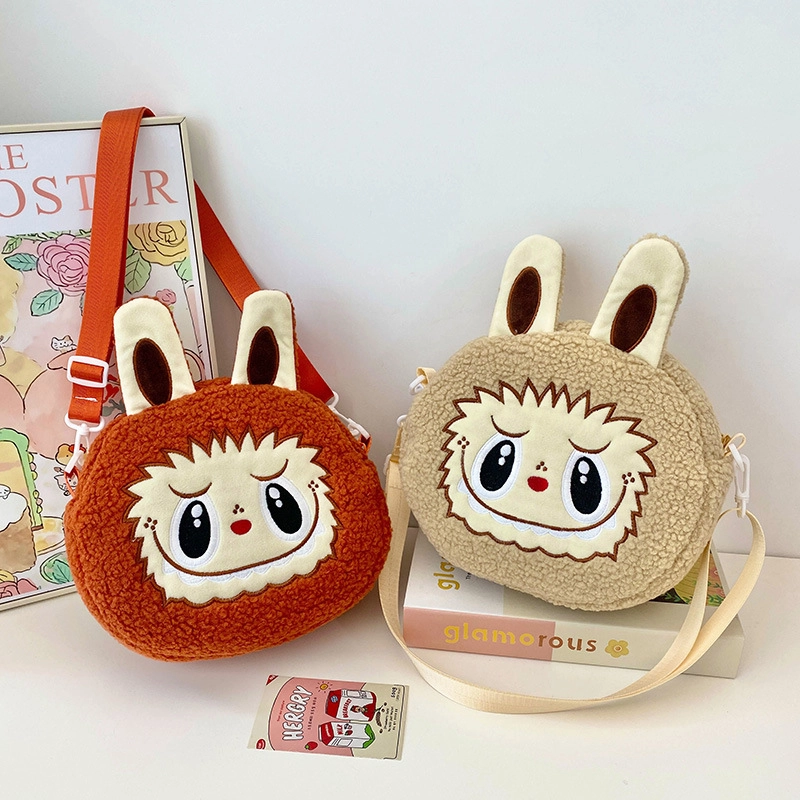 New Cartoon Bubble Mart Backpack Stuffed Bag City Paradise L Cloth Bag Diagonal Bag Children’s Bag