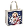 DIY Linen Diamond Art Handbag Craft Kit for Adults Beginners Shopping Gift