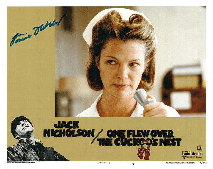 Louise Fletcher REAL SIGNED One Flew Cuckoo's Nest Nurse Ratched Photo Poster painting #1 COA