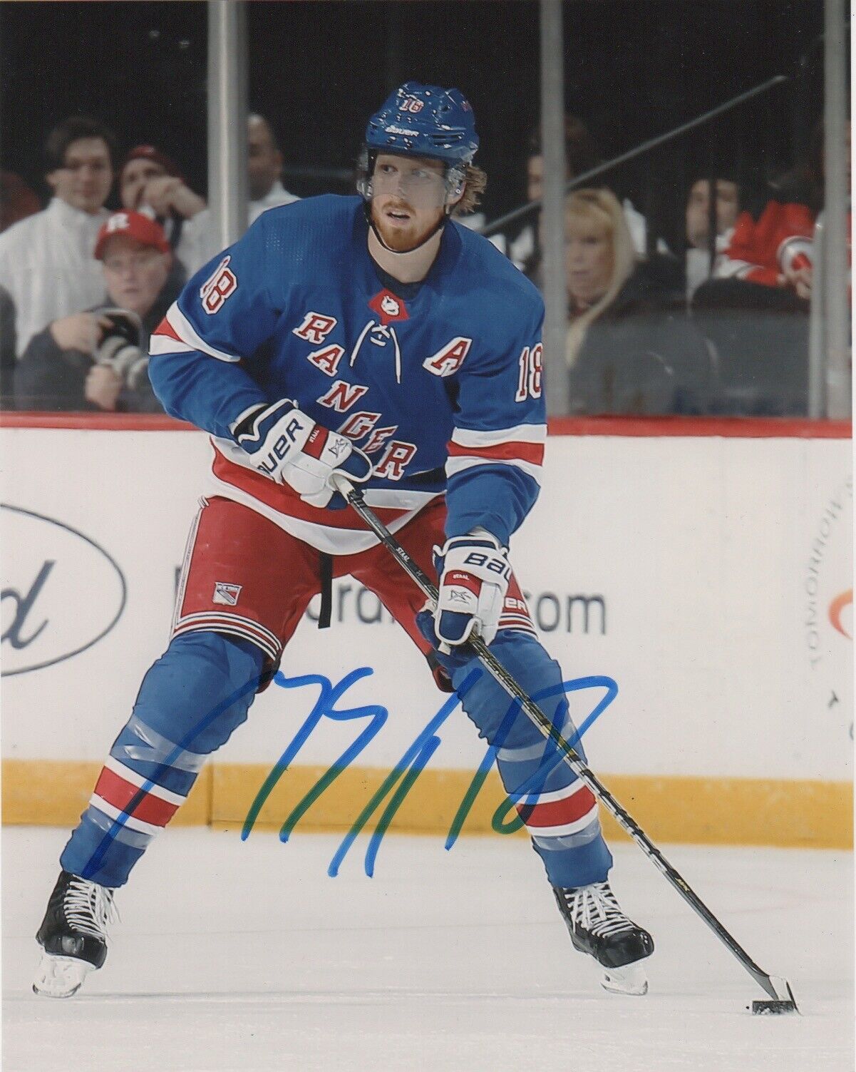 New York Rangers Marc Staal Autographed Signed 8x10 NHL Photo Poster painting COA