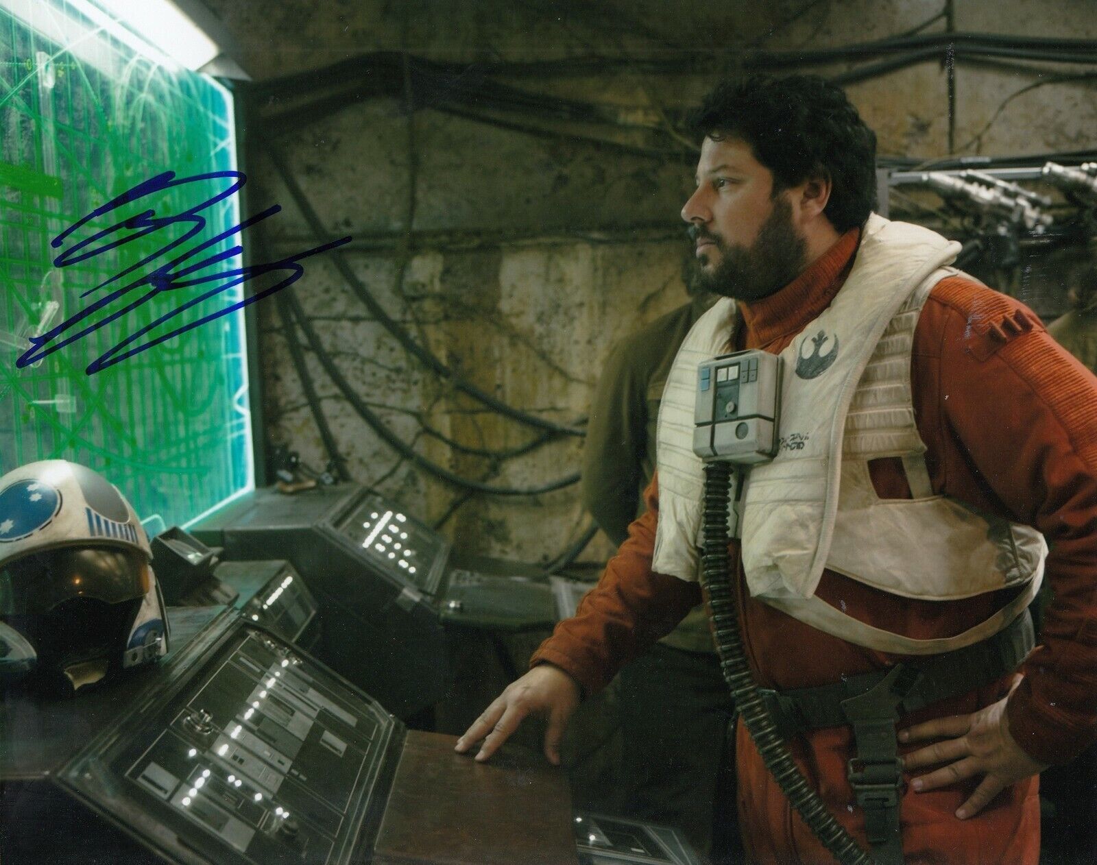 GREG GRUNBERG signed (STAR WARS THE FORCE WAKENS) 8X10 Photo Poster painting *SNAP WEXLEY* WCOA