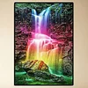Diamond Painting -DIY Round Drill Rainbow Waterfall