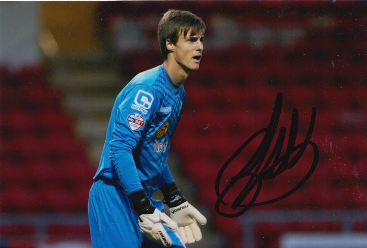 CREWE ALEXANDRA HAND SIGNED BEN GARRATT 6X4 Photo Poster painting 1.