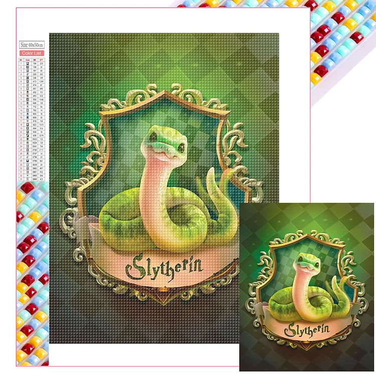 Slytherin 40*50CM (Canvas) Full Square Drill Diamond Painting gbfke