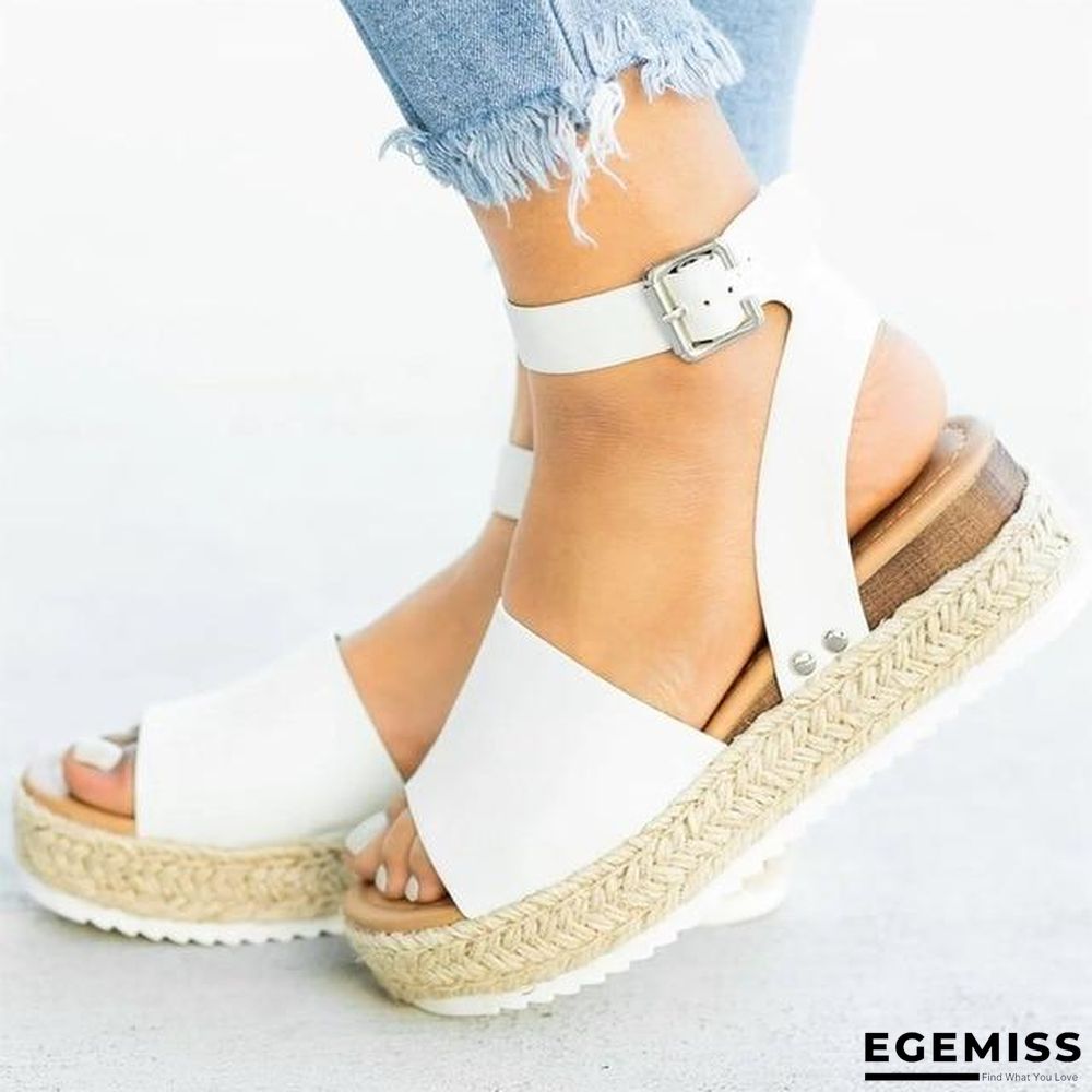 Wedges Shoes For Women High Heels Sandals Summer Flip Flop Platform Sandals | EGEMISS