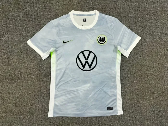 S-4XL Fan Version 2025-2026 VfL Wolfsburg Away Soccer Jersey