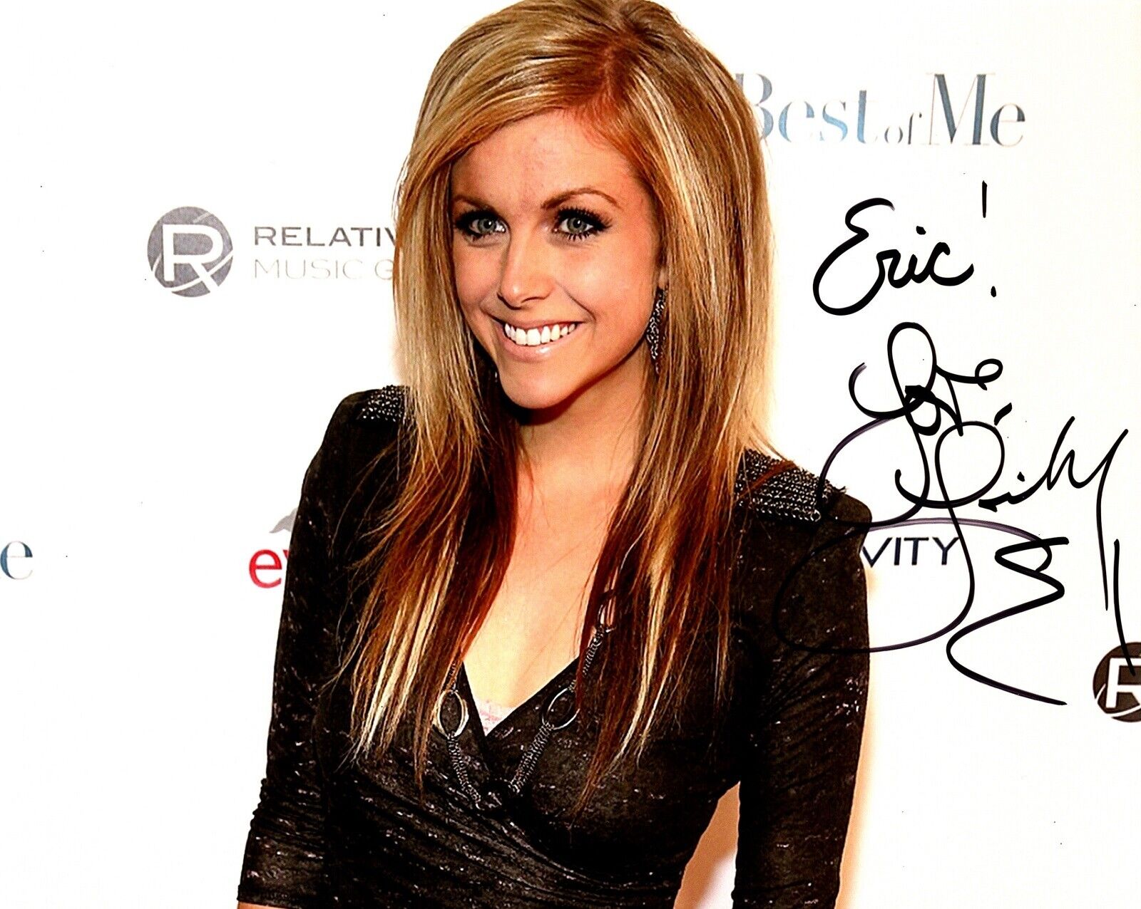 TO ERIC - Lindsay Ell Signed Autographed Country Pop Rock Singer 8x10 inch Photo Poster painting