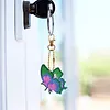 Schmetterlings-Diamant-Gem&auml;lde Schl&uuml;sselanh&auml;nger-Tier doppelseitig f&uuml;r Handtaschen-Dekoration f&uuml;r Erwachsene