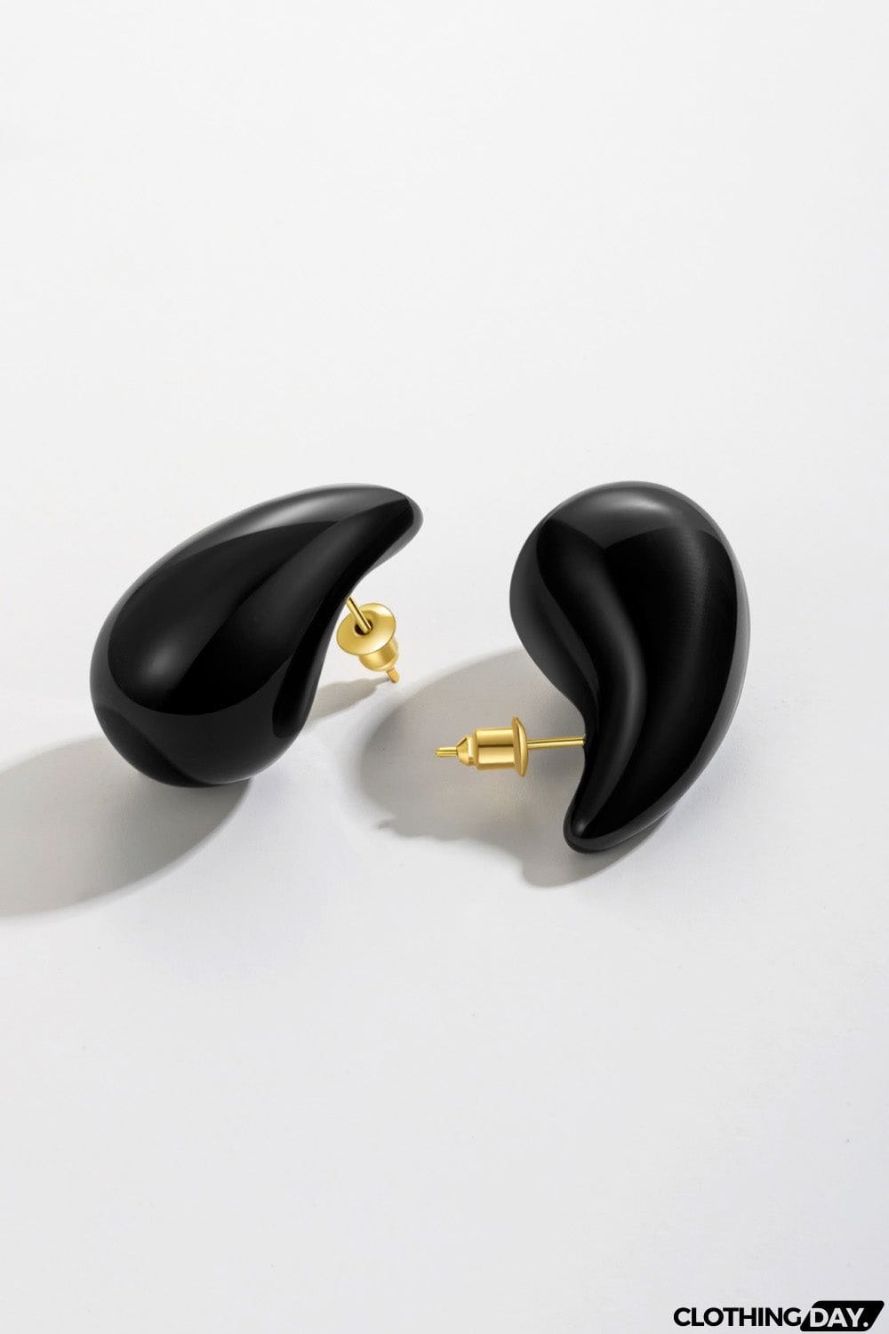 Big Size Water Drop Brass Earrings