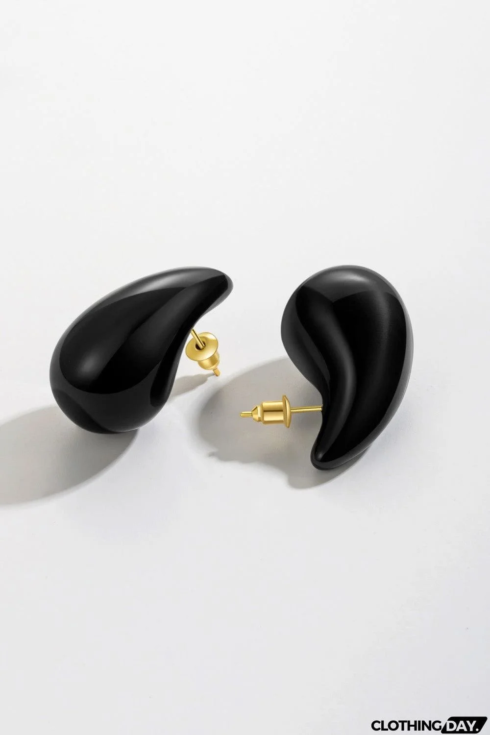 Big Size Water Drop Brass Earrings